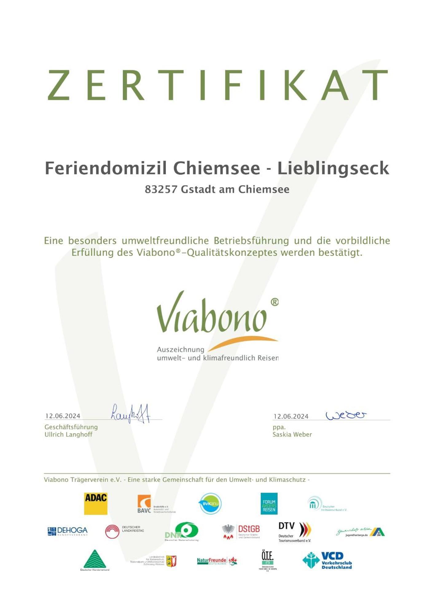 Lieblingseck Nachhaltige 5 Sterne Ferienwohnung Direkt Am Chiemsee Gstadt am Chiemsee Kültér fotó