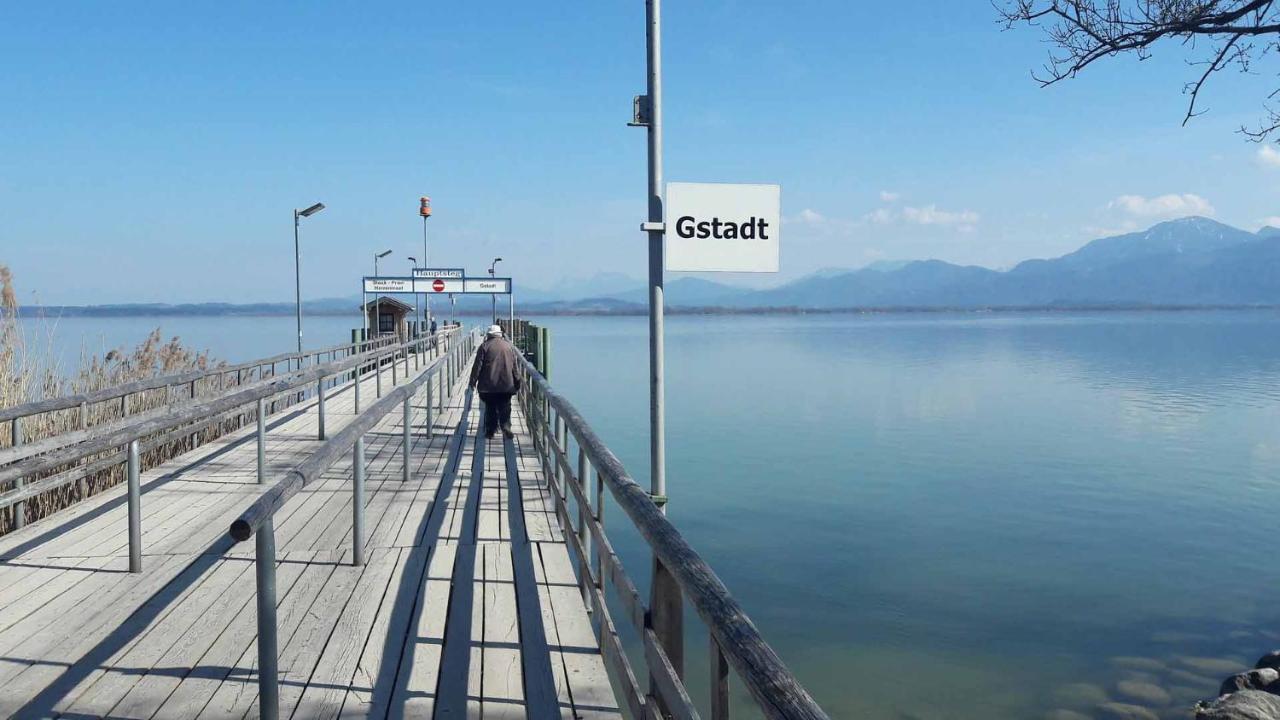 Lieblingseck Nachhaltige 5 Sterne Ferienwohnung Direkt Am Chiemsee Gstadt am Chiemsee Kültér fotó